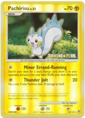 Pachirisu 35/130 Reverse Holo Promo - 2008 Burger King Campagin